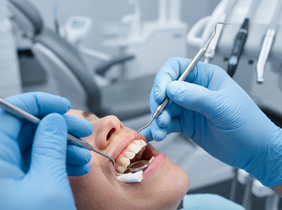Procedimento odontológico com precisão na Brilhati Odontologia